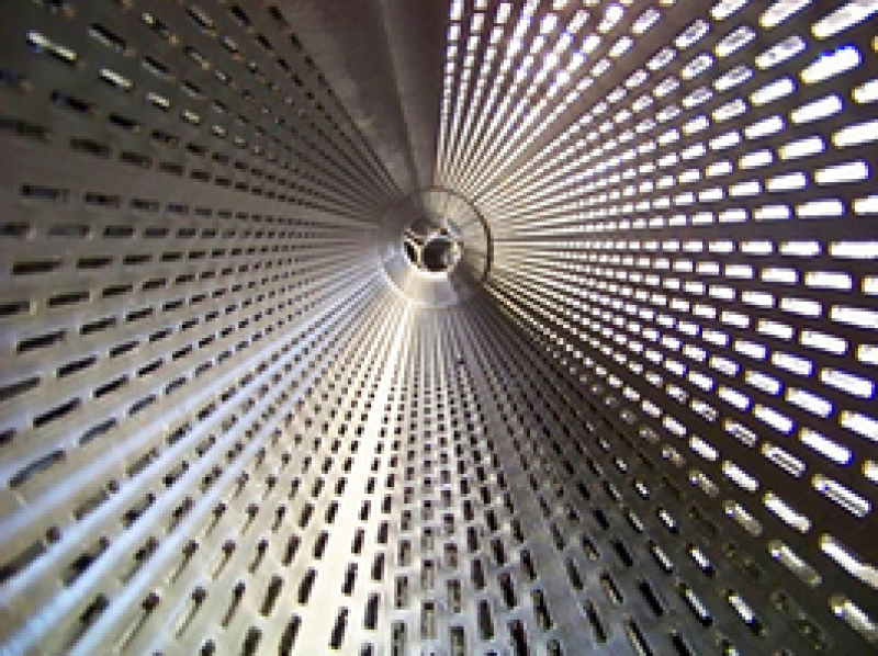 أنبوب الحفر مع مرشح الجسر